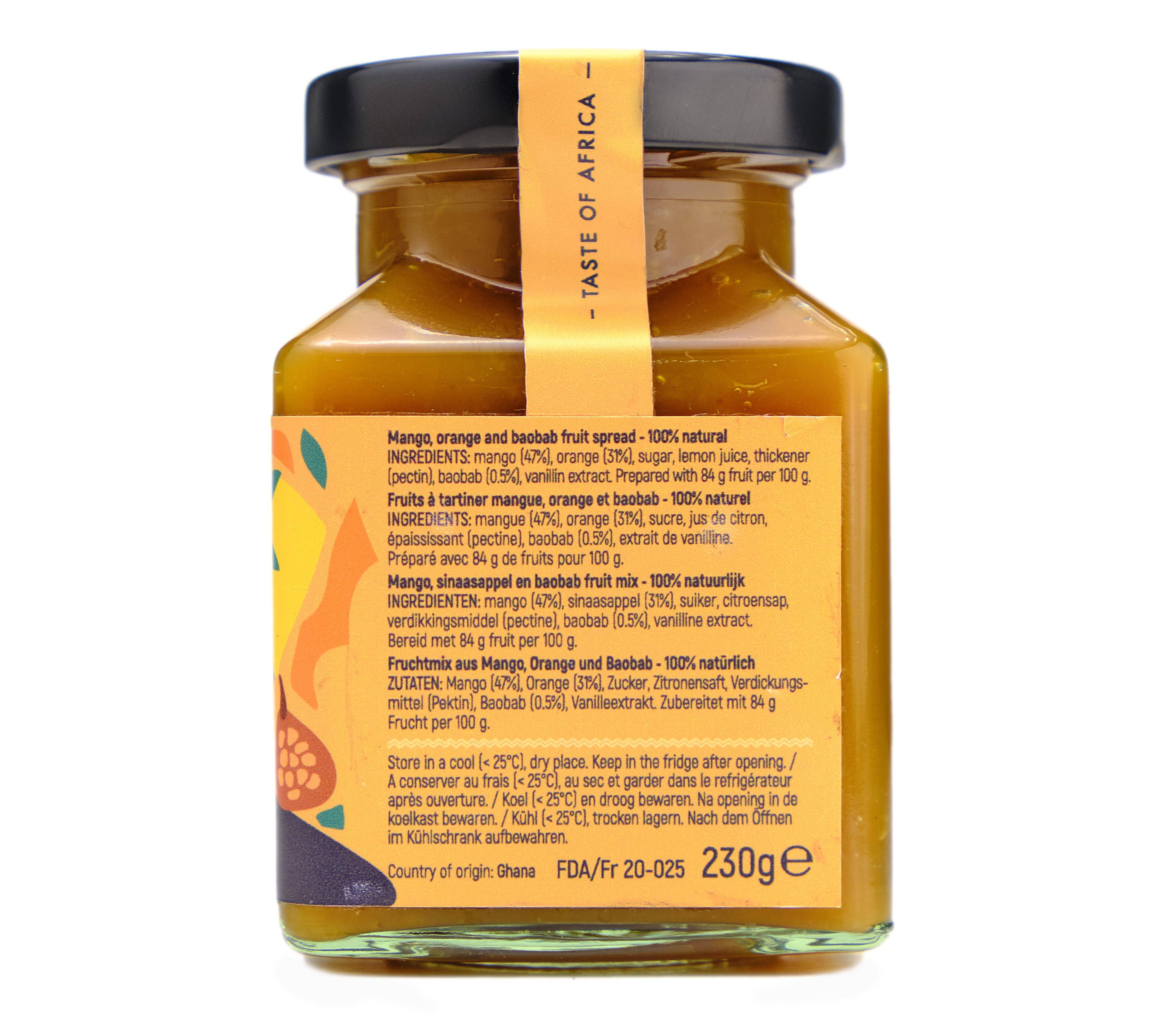 Jam Mango Orange Baobab-Jams