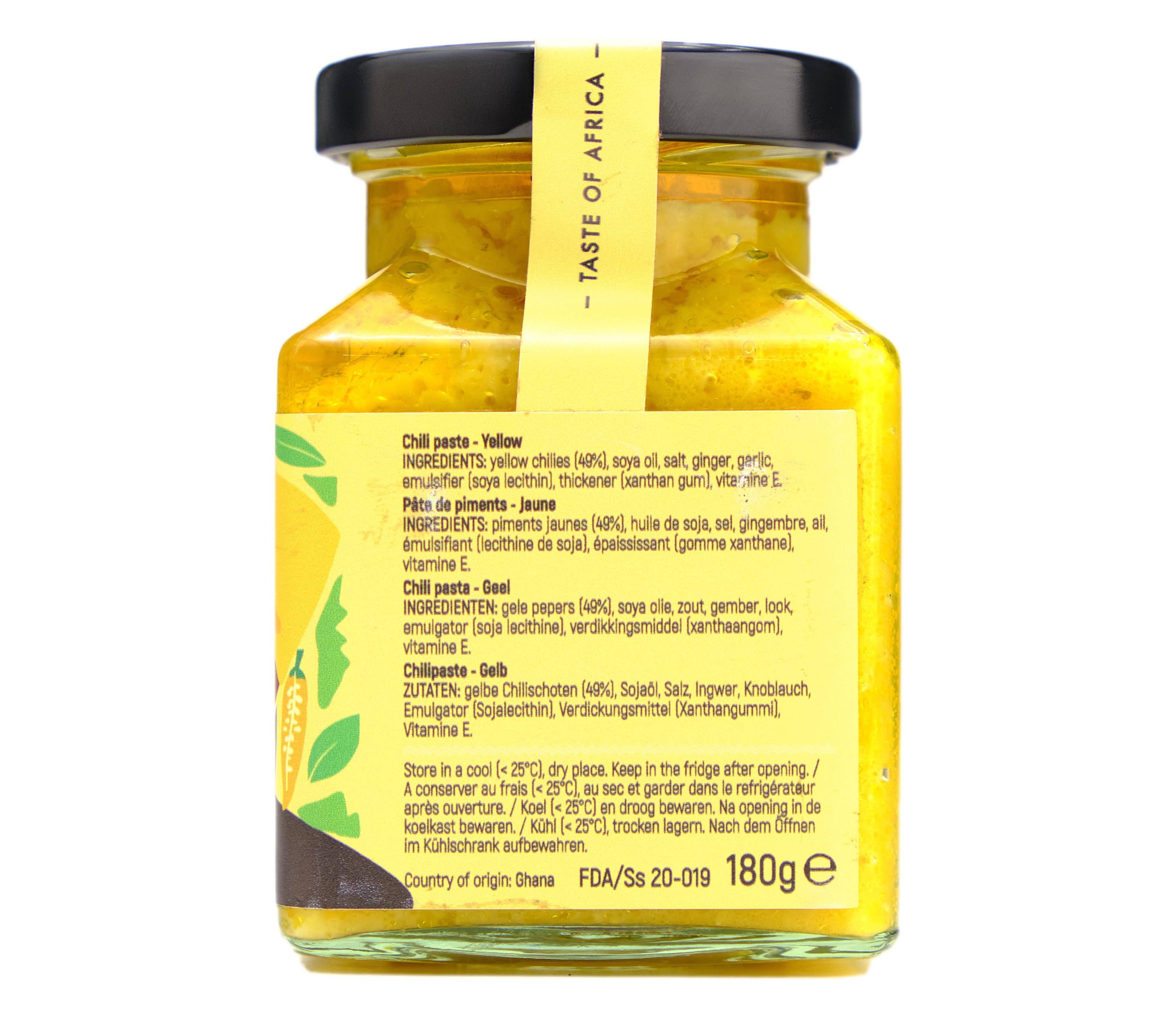 Chili Paste Yellow Pepper (hot)-Chili Pastes