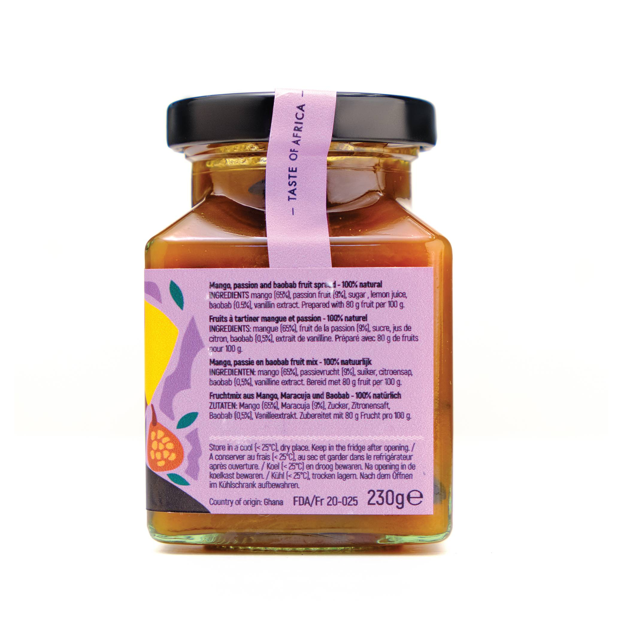 Jam Mango Passion Baobab-Jams